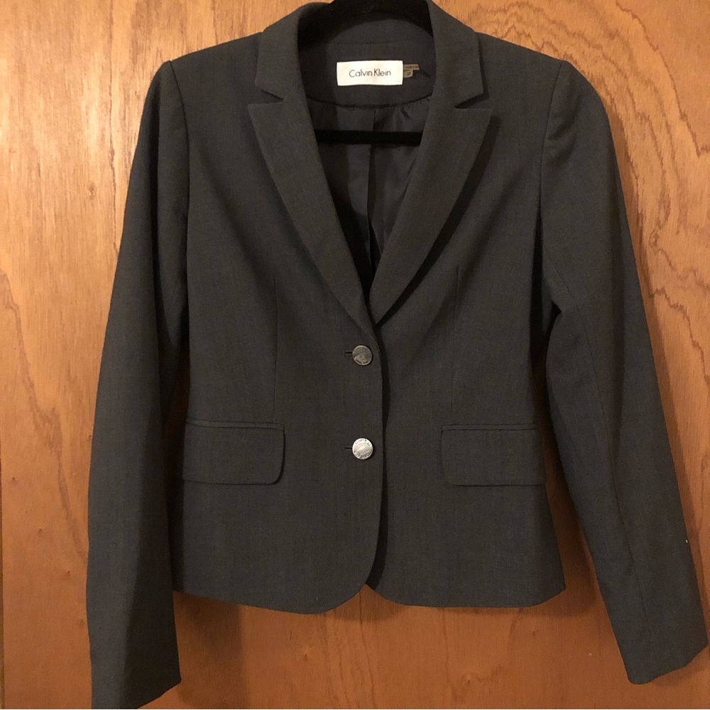 Calvin Klein Charcoal Blazer